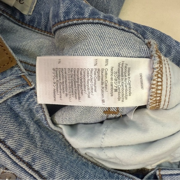 Madewell The Perfect Vintage Jean Size 28 Distressed High-Rise Straight Leg - Picture 6 of 10
